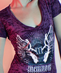 Enlarged Photos - Purple ArcAngel V-Neck